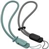 SURPHY Cordino per Cellulare,2 Pezzi Regolabili Universale Cordino,Laccio da Polso in Nylon Resistente e Antifurto,Compatibile con Ventilatori Portatili/Chiavi/Portafogli,24cm(Nero & Verde)