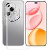 YQINHHME Cover per Honor 400 PRO (6.70 ), Ultra Sottile Antiurto X Anti-Graffio Clear Case, Morbido Silicone TPU Bumper Protettiva Custodia per Honor 400 PRO - Trasparente