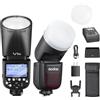 Godox V1O Flash rotondo 76W Speedlite Professionale Flash rotondo per fotocamera 1/8000 HSS 2,4G Wireless X System i-TTL con 2600mAh Li-Ion Compatibile per Olympus