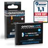 Patona 1286 Batteria Ricaricabile Ioni Di Litio 1000 Mah 7,2 V