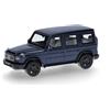 herpa Modellino Mercedes-Benz G 580 con tecnologia EQ (N465), blu sodalite metallizzato, scala 1:87, pezzo da collezione, Made in Germany, modello in plastica
