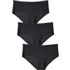 Lovable Slip Culotte Brasiliano, Mutande Senza Cuciture, Taglio Laser, Seamless, Invisibile, Microfibra, Pacco da 3, Free Cut Panties Donna X3