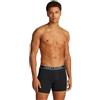 Tommy Hilfiger 3p Boxer Brief DTM Um0um03458 Slip, Red (Blk/Blk/Blk), XXL Uomo