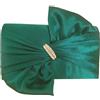 Purple Possum® Pochette verde da donna in raso, per matrimonio, ballo di fine anno, borsa a tracolla con bordo, verde, verde scuro, ametista, verde ametista, Medium