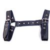 Fetish Play Halter Harness (X-Large, Black and Blue)