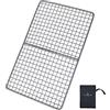 iBasingo Griglia in titanio Mini Grill Net Carbone BBQ Grill Piastra Campeggio Pot Rack Cottura Griglia di Raffreddamento Grill Campeggio Barbecue Rete metallica per Escursioni all'aperto Picnic