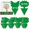 BBLIKE Trappola per Moscerini - 60 Pcs Anti Moscerini Piante in Casa Impermeabile, Insetticida Moscerini, Acchiappa Insetti Non Tossico Proteggere le Piante da Interno,Funziona Fino 6 Mesi（Verde）