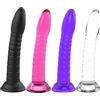 OPTEALMN 17CM Erotico Morbido Dildo Realistico Giocattoli Femminili Penis Forte Ventosa Dick Giocattoli Sesso per Donna Giocattolo per Adulto G-spot Nessun vibratore (trasparente)