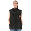 DINGO GEAR WWW.DINGOGEAR.COM 1977 Dingo Gear Gilet da Addestramento Tutto l'Anno con Cappuccio, Tasche Funzionali, Fatto a Mano in Poliestere e Rete, Nero, Taglia S (S01506)