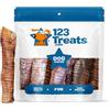 123 Treats Trachea di Manzo Premium per Cani - 30 cm Masticabili di Manzo Naturale al 100%, Ricchi di Glucosamina e Condroitina per la Mobilità delle Articolazioni e dell'Anca (Confezione da 10)