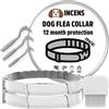 INCENS Pettine antipulci monodose, pettine in acciaio inox per pulci e zecche per cani e gatti, Pinza Zecche Gatto - Pinza Zecche Cani (omaggio, 2 collare)