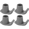 FRCOLOR 4pcs Walker Foot Pads Anziani Walker Ski Glides Walking Device Tips Walker Skis Glides Heavy Duty Walker Gliders Coaster Gliders Sci Snowboard e Pp Slider The Slide Sostituire