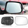 Altsbaos 1PCS Compatibile con Vetro Specchio toyota Yaris 2006 2007 2008 2009 2010 2011 Specchietto Yaris Specchio Retrovisore Riscaldato Destro