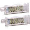 Do!LED DR18 - Illuminazione LED SMD per interni, zona piedi, bagagliaio, cortesia, portiera, effetto xeno, 2 pezzi