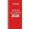 BRUNNEN Libro precedente mod. 780 2026 | 100 × 207 mm cartone rosso
