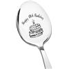 Guqqeuc Figlia Figlio 18° compleanno regalo per Bestie 18° compleanno regalo per sorella fratello 18 anni regalo di compleanno per nipote nipote 18° compleanno regalo per amico Happy 18th Birthday Spoon