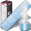 Retoo Thermos da 500 ml, thermos portatile, tazza termica con chiusura in acciaio inox, blu