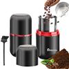 WAVATA macina caffe' elettrico - Macinacaffè capacità 120 g macina spezie per noci spezie cereali peperoni 150 W mulino elettrico con spazzola nero