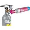 SPRUDELUX Adattatore di ricarica CO2 con manometro, per carbonatore Quick Connect, QC, Art, Terra, Crystal 3.0 Pink | Adattatore per il trasferimento del gas CO2 da grandi bottiglie da nei Quick Connect