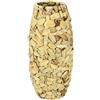 Flair Flower Vaso in giacinto d'acqua, vaso per fiori artificiali, fiori artificiali o erba della pampa, decorazione per la festa della mamma, grande e sottile, fatto a mano