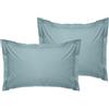 Nuit Des Rêves Lussuoso set di federe Oxford (2 pezzi), color menta, 80 x 80 + 5 cm, 100% cotone Ranforce, 145 fili, chiusura a busta, lavabile in lavatrice a 30 °C