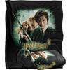 LOGOVISION Coperta HARRY POTTER, super morbida al tatto, 152 x 127 cm