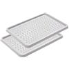 BranQ Home essential BranQ - Home essential BranQ - Portascarpe in plastica PP, Colore Grigio Chiaro, 54 x 38,5 x 3 cm (L x P x A)