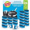 Scotch-Brite Delicate Ricariche per Bacchetta con Spugna Antigraffio, 24 Pezzi - per Pulire Pentole, Padelle e Teglie da Forno