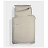 Bianca Plain Dyed Neutral Parure Copripiumino 140x220+60x70+60x70 white