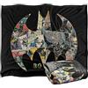 LOGOVISION Batman 80Th Shield Coperta super morbida al tatto setoso - 152 x 127 cm