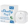 Shelly Plug IT, Presa Intelligente WiFi & Bluetooth Italiana (Type L) - 2300W (10A), Monitoraggio Energia, Consumi, Controllo Vocale e Remoto, iOS Android, Alexa Google Home SmartThings (2 Pezzi)