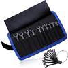 LEONTOOL Mini set di chiavi inglesi metriche, 10 pezzi, 4 - 11 mm, set di chiavi a forchetta e ad anello