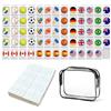 KBIBCK Seaside Escape Game Blocks Mahjong Set, 65 Tiles Seaside Escape Giochi da tavolo, Mini Mahjong Set, Bandiere & Balls Pattern Mahjong Game, Giochi da tavolo sulla spiaggia, Giochi da tavolo per