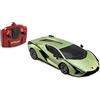 RE-EL TOYS art. 2346 Lamborghini Siàn, Modello radiocomandato Rc 2.4GHz con Luci Anteriori. Scala 1:24 Verde
