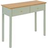 ATMOSPHERA CREATEUR D'INTERIEUR - Consolle a 2 cassetti mohea verde celeste l100cm