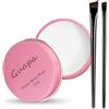 Rasmet Pasta Bianca per Mappatura Sopracciglia 20g, Pasta Contorno Labbra, Strumento Posizionamento Forma, 2 Pennelli Sopracciglia, Strumento per Schizzo e Contorno Sopracciglia e Labbra (Kit-2-Pink Box)