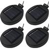 ULEMONDEE 2/4 luci per fiori solari di ricambio top pannello solare lanterna coperchio luci di ricambio per esterni Flower Solar Lights Garden Patio Yard Pathway Party Holiday Decorazione (4 pezzi)