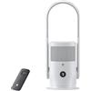 U ULTTY Ventilatore a Torre Senza Pale, ULTTY Silenzioso Ventilatore con Purificatore d'Aria con Telecomando, Timer, Alto 60 cm, Oscillazione per Camera da Letto, Ufficio a Casa, CR021 Bianco