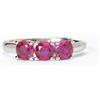 Mabina Gioielli MABINA - Anello in argento 925/°°° rubino sintetico | Trilogy