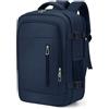 OTAHGK Bagaglio a Mano 40 × 20 × 25 per Ryanair, Zaino da Viaggio Sotto il Sedile Aereo Borsa da Cabina Voli Zaini Casual Valigia Ufficio Scolastico Lavoro Borse Adatto a Laptop da 14 pollici-Blu