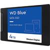 Western Digital WD Blue 4TB 2.5" SATA SSD con velocità di lettura fino a 560 MB/s