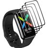 Yieehhow Pellicola Protettiva per OPPO Watch Free Vetro Temperato [4 Pezzi], PMMA Film Protettivo Composito, HD/Anti-graffio, 3D Curva Protezione Schermo per OPPO Watch Free