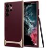 Spigen Cover Neo Hybrid Compatibile con Samsung Galaxy S22 Ultra 5G - Borgogna