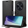 iVoler Cover Portafoglio per Xiaomi Redmi 14C 4G / Poco C75, [Blocco RFID] Premium Pelle PU Libro Custodia Magnetica Flip Cover Antiurto Protettiva Case con Porta Carte e Funzione Supporto (Nero)