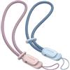 SURPHY Cordino per Cellulare,2 Pezzi Regolabili Universale Cordino,Laccio da Polso in Nylon Resistente e Antifurto,Compatibile con Ventilatori Portatili/Chiavi/Portafogli,24cm(Rosa & Blu Nuvola)