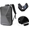 TOPABYTE Borsa per Laptop Con Guscio Rigido per Tesla Cybertruck Model S/X/3/Y TSA Zaino Di Espansione Impermeabile Antifurto Ricarica USB Borsa da Lavoro Durevole Borsa da Viaggio