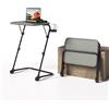 MEUBLE COSY Scrivania Pieghevole Tavolino da Letto Altezza Regolabile Tavolo da Caffè Senza montaggio per Ufficio Soggiorno Camera da Letto Studio con Porta Bicchiere, Grigio