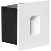 LEDKIA LIGHTING Segnapasso da Esterno LED 2W da Incasso a Parete Quadrato Bianco Olite 4000K Bianco Naturale