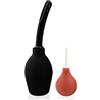 kiptyg Set Clistere Professionale per Pulizia Intestinale e Anale-2 Lampadine Mediche ABS (310ml + 90ml) - Enema Kit Adulti, Lavaggi Anali Sicuri e Igienici=Doccetta/Enteroclisma per Uomini e Donne