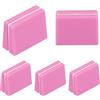 sourcing map Manopole universali per fader, colore rosa, tappi slider potenziometro di ricambio in plastica per console mixer controller DJ, confezione da 5
